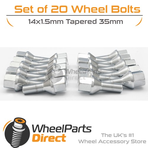 Alloy wheel bolts 14x1 5 - bolts, (24)