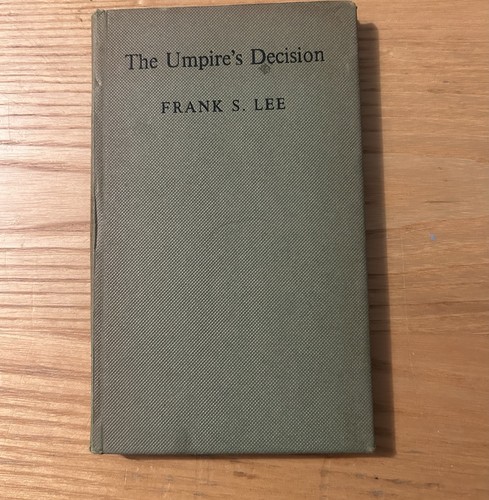The umpire decision - decision, (frank
