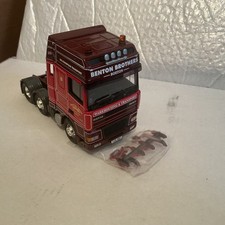 HEAVY HAULAGE CORGI DAF XF  TRACTOR UNIT BENTON BROS BOSTON 1:50 SCALE.