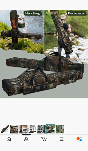 Camouflage fishing rod carry - fishing,