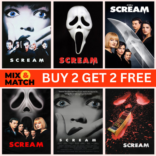 Scream 1996 movie poster - movie, a5