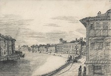 EUROPEAN RIVER SCENE LANDSCAPE