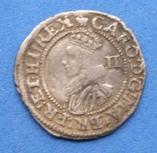 CHARLES 1 HALF GROAT 1630-31