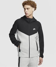 New Season Nike Tech Fleece Tracksuit/Grey Heather-Black-White/24HR/Fast Deliver