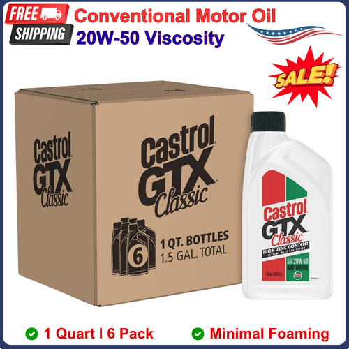 Castrol gtx classic - gtx, 20w-50
