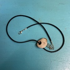  Natural Hag Stone Pendant
