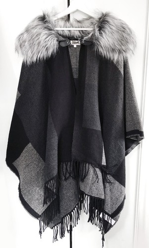 Apricot grey tasselled faux - apricot,