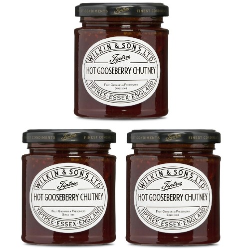 Tiptree hot gooseberry chutney - hot,