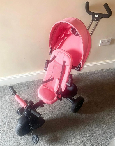 Pink kids tricycle trike with - kids,