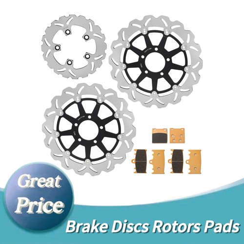 Front rear brake discs pads - front,