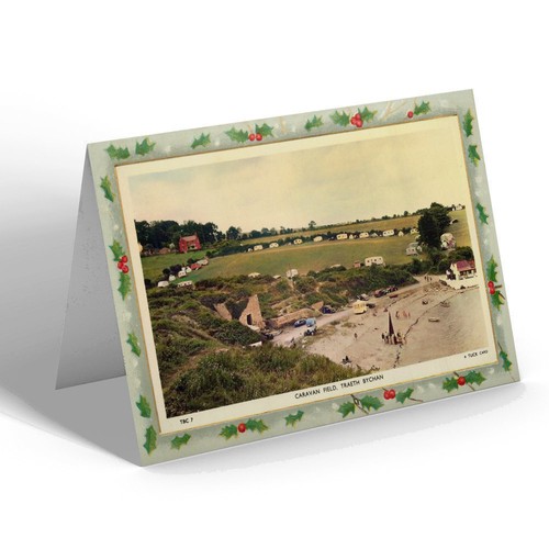 Christmas card vintage wales - vintage,