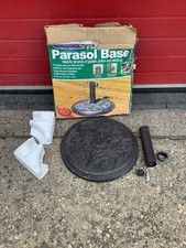 45cm Diameter Kingfisher 9Kg Parasol Base, Garden Umbrella Stand, Patio