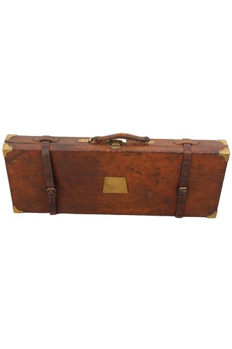 Antique oak leather double - antique,