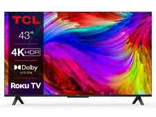 TCL 43" Smart TV, 43RP630K, 4K UHD, ROKU TV, Catch-up TV, HDR, Alexa & Google
