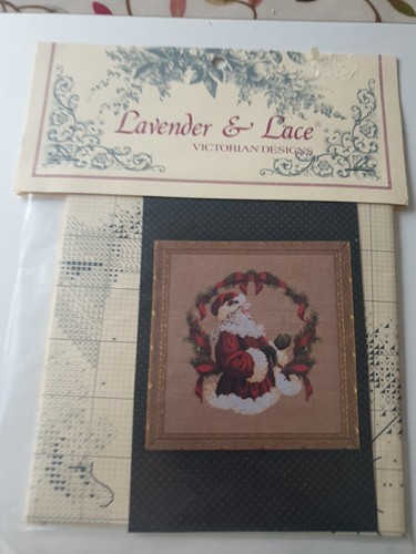 Lavender lace cross - lavender,
