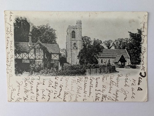 Vintage postcard south weald - vintage,