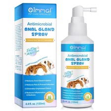 Dog Anal Gland Spray Treatment 120ml Fast Relief for Scooting & Itching UK