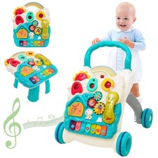Baby Walker 3in1 Sit-to-Stand Learning Walker Kids Activity Center Push Along