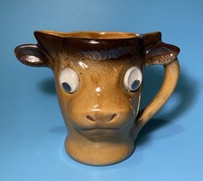Rare Cow Creamer Vintage Milk Jug ‘Drink Your Milk Everday’ 1960’s Scottish?
