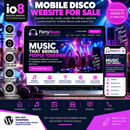 Mobile disco website - disco, –