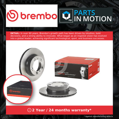 Brake discs pair vented - discs,