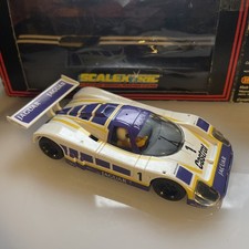 SCALEXTRIC  JAGUAR XJ9 - CASTROL ‘ PURPLE RARE ISSUE BOXED USED