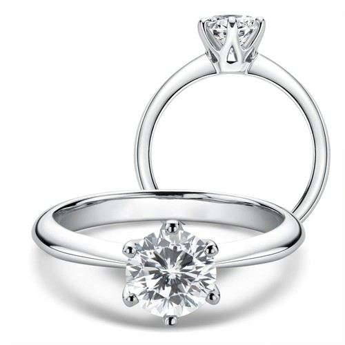 Round cut moissanite - cut,