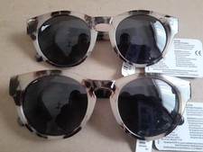 revlon ladies designer sunglasses 2pair's brown and cream tortoise frame