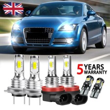 For Audi TT 8J 2006-2014 H7 H11 501 6000K Led Headlight Low/Fog/Side Light Bulbs
