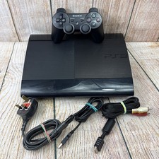 Sony PlayStation 3 (PS3) Super Slim Console 250GB Full Set Up + 1 Controller