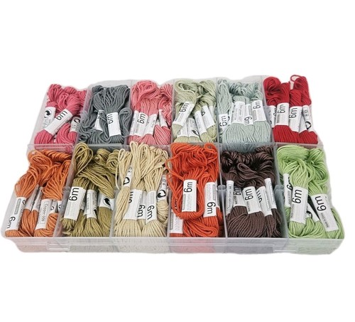 Embroidery threads 144 - embroidery, skeins