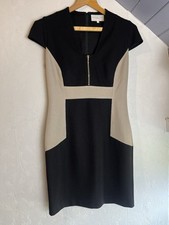 Damsel in a Dress Panelled Dress Black and Beige Nude Bodycon UK 10