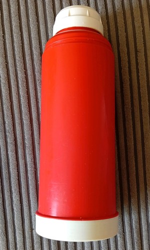 Vintage red boots vacuum - red,