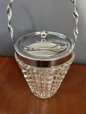 Vintage Pressed Glass Biscuit