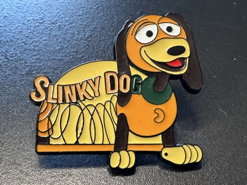 Slinky dog enamel pin - dog,