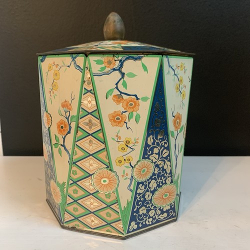 Octagonal biscuit tea - biscuit, made