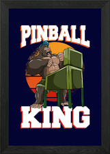 Pinball Table Pinball Framed