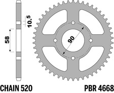 STEEL CROWN C45 41 TEETH FOR
