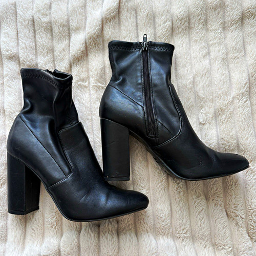 Primark plain black - black, faux