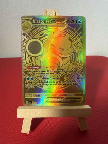 Blastoise gold pokemon card - blastoise,