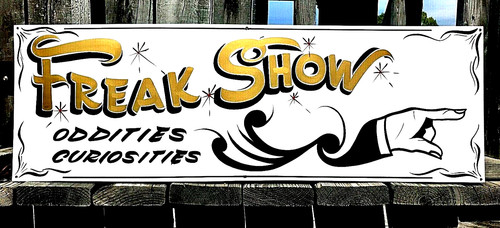 Vintage carnival freak - freak, show