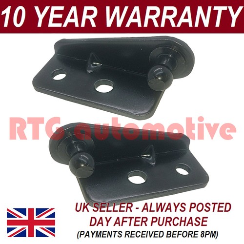 Pair gas strut end fittings - gas,