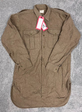 Original British Army Aertex Drill Shirt Dated 1965 - 40 inch- Genuine Surplus