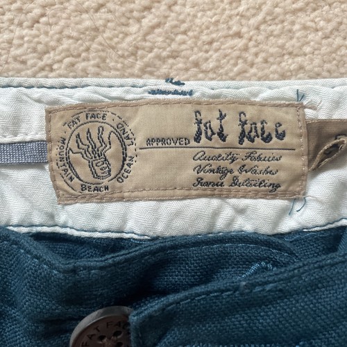 Fat face teal ladies linen - teal,