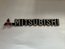 Mitsubishi Badge Emblem Logo Silver & Black MB619230-1