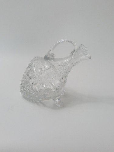 Antique hand cut crystal large - antique,