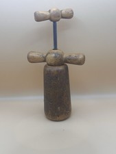 Antique French Wooden Wine Corking Press 19th Century