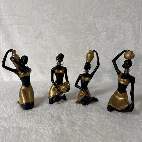 African tribal women figurines - african,