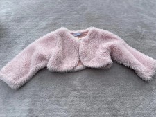 Baby Girl Faux Fur Bolero Shrug – 9-12 Months