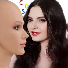 Silicone Female Realistic Head